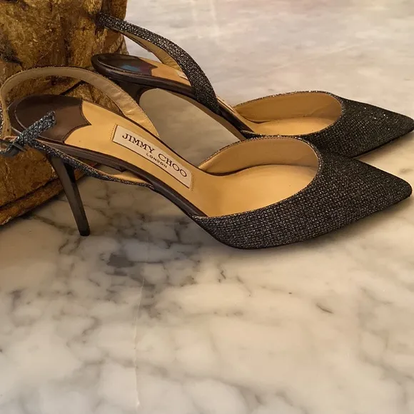 Jimmy Choo, Slingback Heels. Sz. 39 NWOT