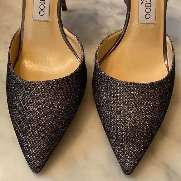 Jimmy Choo, Slingback Heels. Sz. 39 NWOT