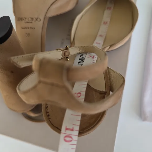 Jimmy Choo Tan Slingback Heels