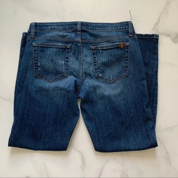 Joe’s jeans high rise skinny ankle distressed jean