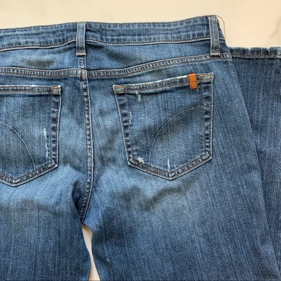 Joe’s jeans high rise skinny ankle distressed jean