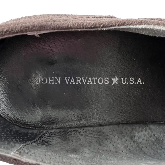 John Varvatos USA Brown Suede Wingtip Oxfords | 9