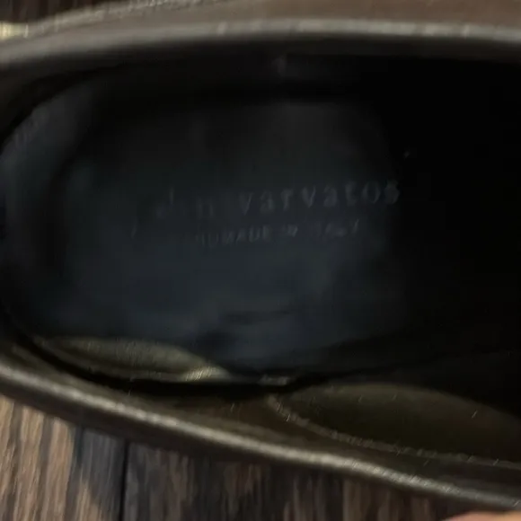 John Varvatos Wingtip Men’s Oxford Dark Brown Leather Shoes Made In Italy 10.5