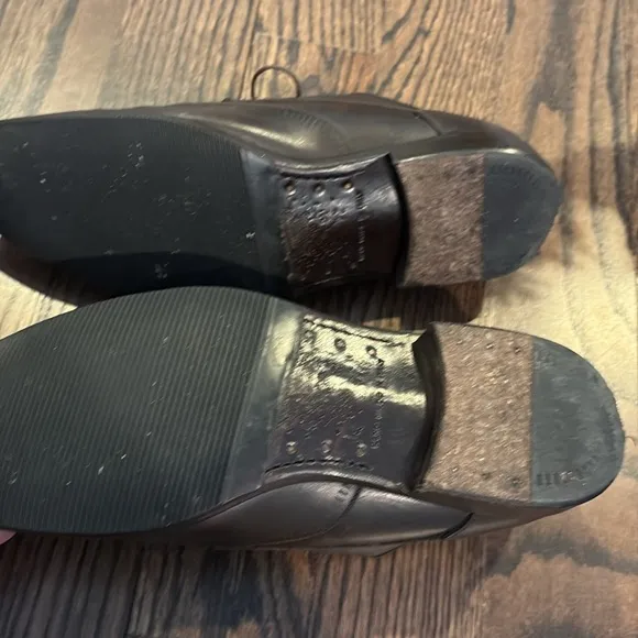 John Varvatos Wingtip Men’s Oxford Dark Brown Leather Shoes Made In Italy 10.5