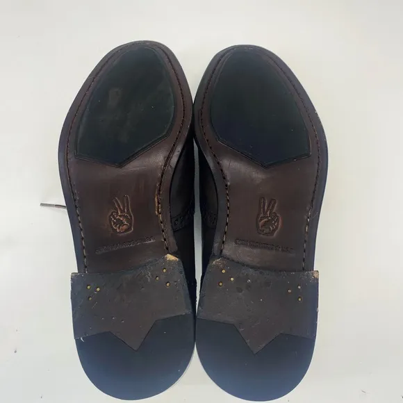 John Varvatos Wingtip Oxfords Leather Lace Up sz 8.5