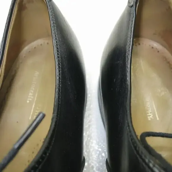 Johnston &amp; Murphy Aristocraft Cap Toe leather Dress Oxfords Men's Shoes 11 D/B