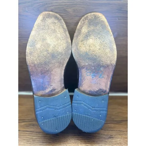 Johnston &amp; Murphy Brown Cap Toe Oxfords Italy Mens 10.5 W