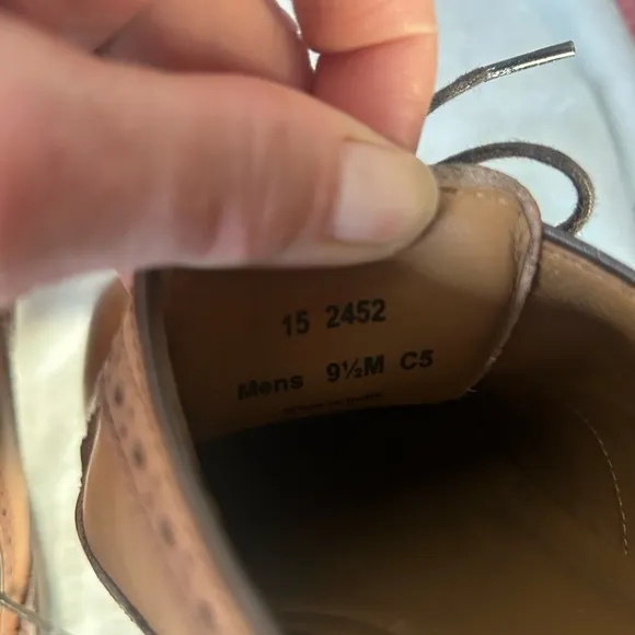 Johnston &amp; Murphy Ellsworth Wingtips 9.5M