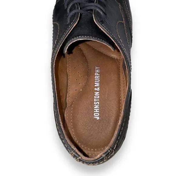 Johnston &amp; Murphy Jarrell Wingtip Oxfords Dark Brown 59-11821 Men's 9M