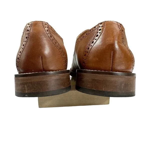 Johnston &amp; Murphy Leather Cap Toe Oxfords