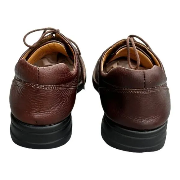 Johnston &amp; Murphy Men's Brown Leather Lace Up Shuler Bicycle Oxfords Size 9.5