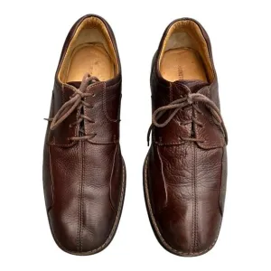 Johnston &amp; Murphy Men's Brown Leather Lace Up Shuler Bicycle Oxfords Size 9.5