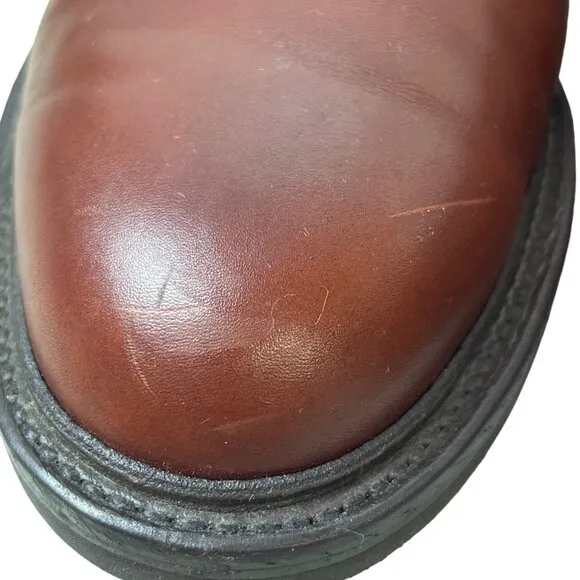 Johnston &amp; Murphy Men's Brown Leather Noonan Saddle Oxford Sz 12W