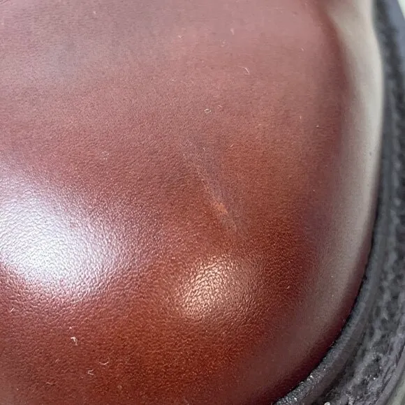 Johnston &amp; Murphy Men's Brown Leather Noonan Saddle Oxford Sz 12W