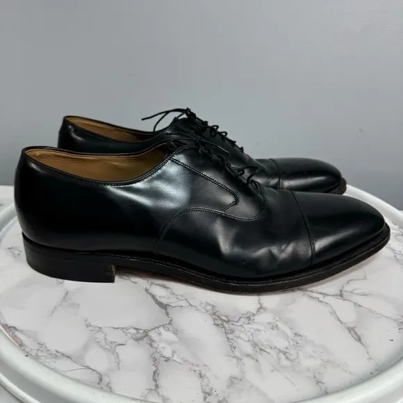 Johnston &amp; Murphy Men’s Cap Toe Oxfords sz 14 Leather # Box H866