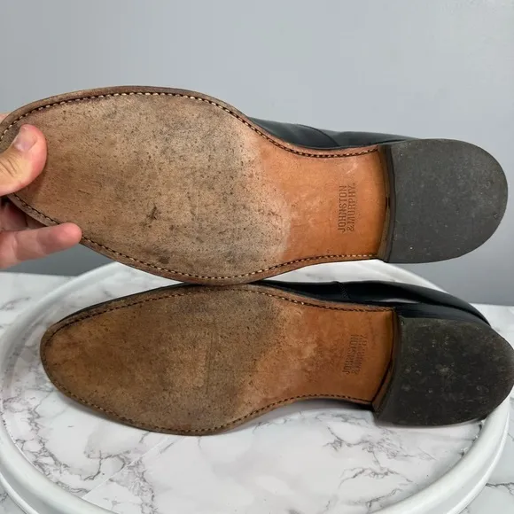 Johnston &amp; Murphy Men’s Cap Toe Oxfords sz 14 Leather # Box H866