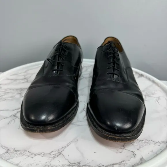Johnston &amp; Murphy Men’s Cap Toe Oxfords sz 14 Leather # Box H866