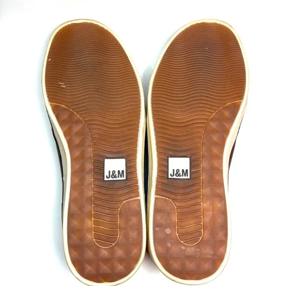 Johnston &amp; Murphy Men's Cognac Sheepskin Woven Trainers | 11W