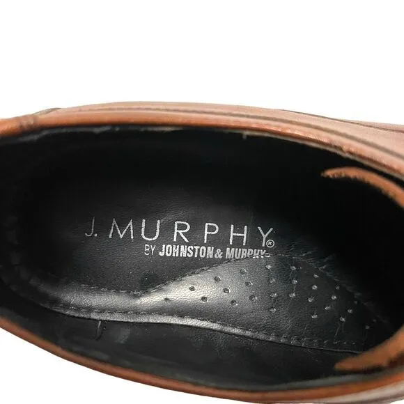 JOHNSTON &amp; MURPHY Men's Lancaster Cap Toe Oxfords 10