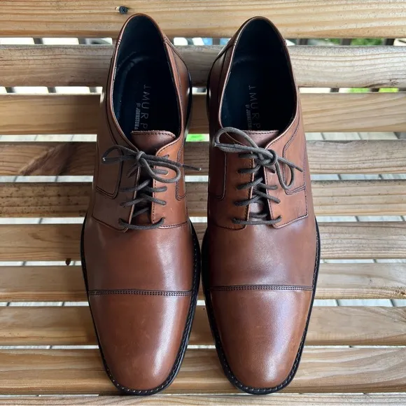Johnston &amp; Murphy Novick Cap Toe Oxfords Men’s Size 13