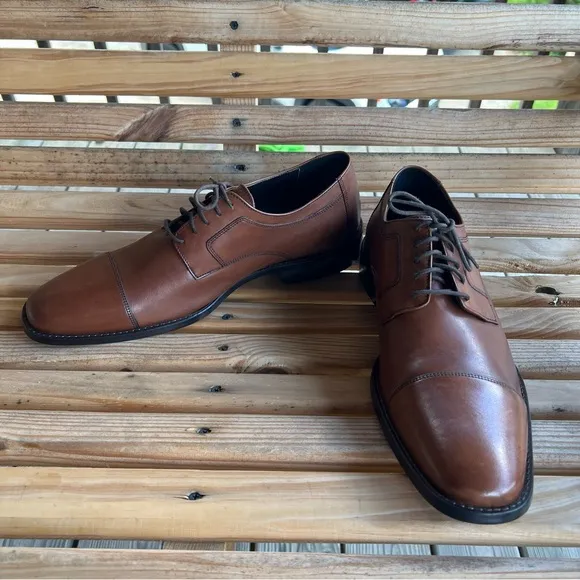 Johnston &amp; Murphy Novick Cap Toe Oxfords Men’s Size 13