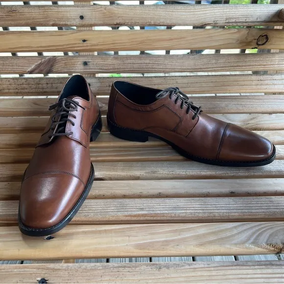 Johnston &amp; Murphy Novick Cap Toe Oxfords Men’s Size 13