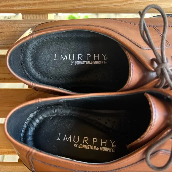 Johnston &amp; Murphy Novick Cap Toe Oxfords Men’s Size 13