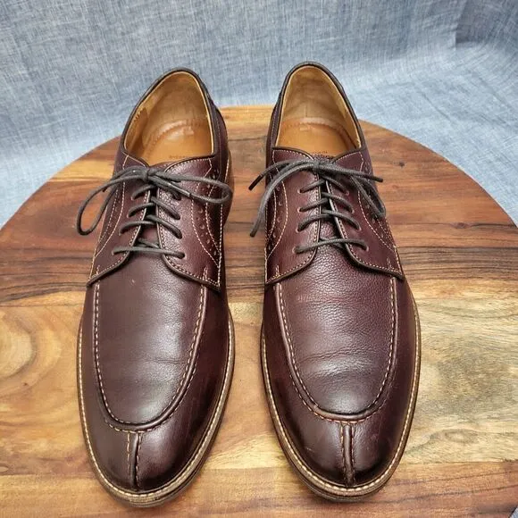 Johnston &amp; Murphy Warner Y-Moc Oxford Caramel Men's 11.5 D