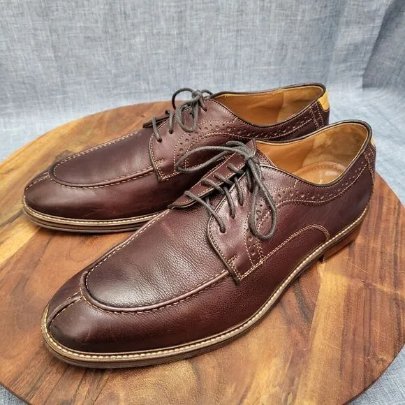 Johnston &amp; Murphy Warner Y-Moc Oxford Caramel Men's 11.5 D