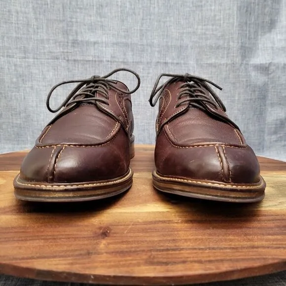 Johnston &amp; Murphy Warner Y-Moc Oxford Caramel Men's 11.5 D