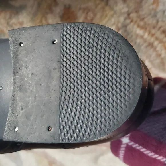 Johnston and Murphy black wingtip oxfords
