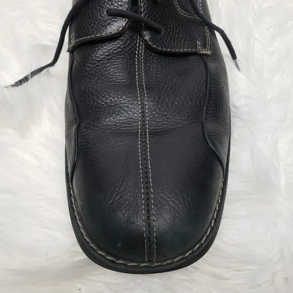 Johnston &amp; Murphy Shuler Bicycle Toe Oxfords Leather 20-7222 Black Lace up 13 M