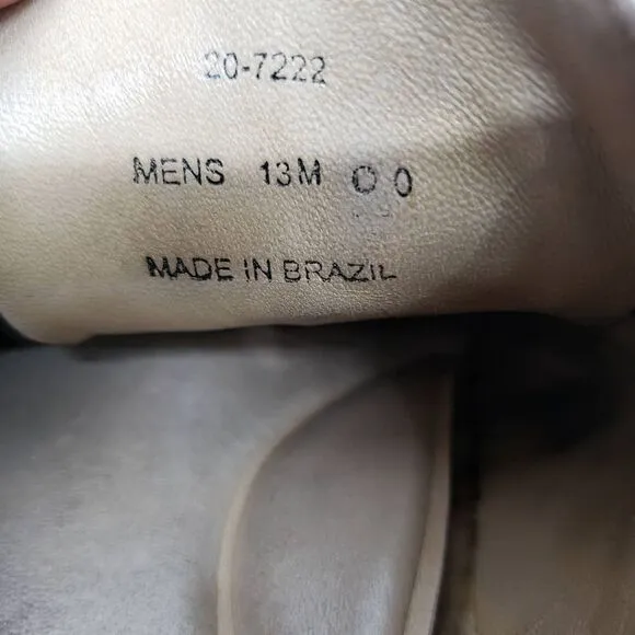 Johnston &amp; Murphy Shuler Bicycle Toe Oxfords Leather 20-7222 Black Lace up 13 M