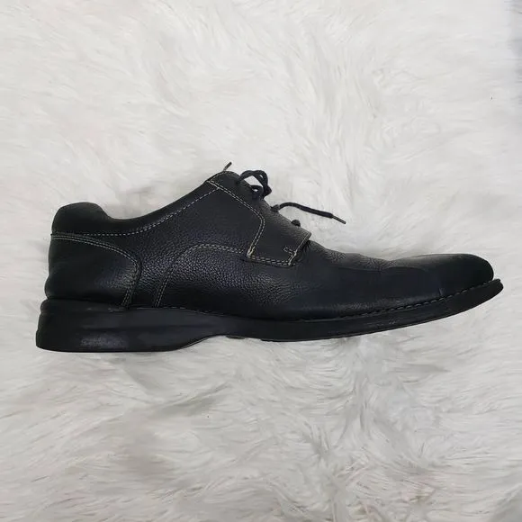 Johnston &amp; Murphy Shuler Bicycle Toe Oxfords Leather 20-7222 Black Lace up 13 M
