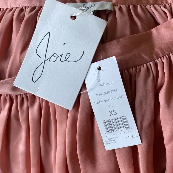 Joie NWT Griffin Maxi Skirt Vintage Rose Pink Woman’s Size XS