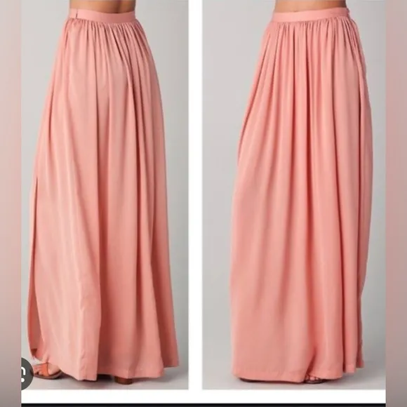 Joie NWT Griffin Maxi Skirt Vintage Rose Pink Woman’s Size XS