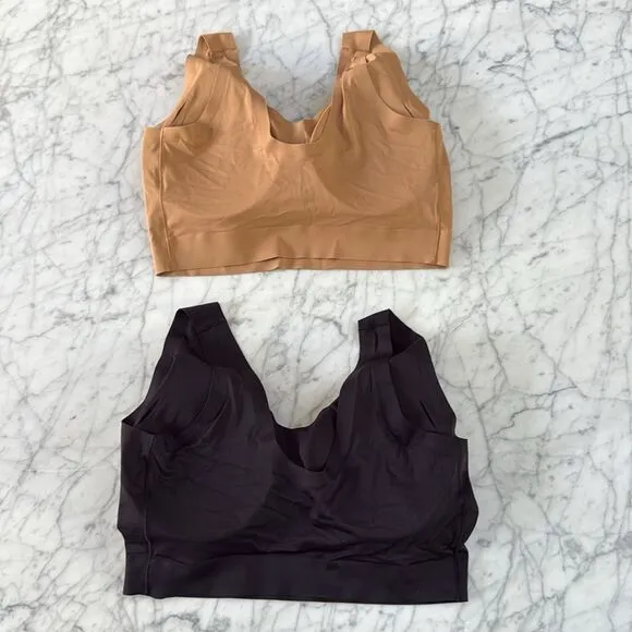 Join EBY Wireless Bralette Bundle Sz XLDD Sunkissed and Black
