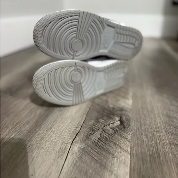 Jordan Gray and Blue Sneakers Classic Design