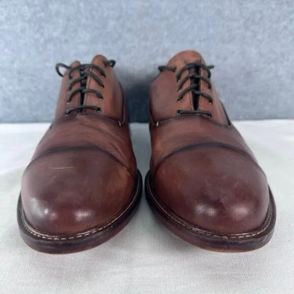 Joseph Abboud Men’s sz 10 Leather Brown Dress Shoes Workwear Oxfords Office