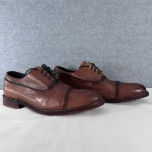 Joseph Abboud Men’s sz 10 Leather Brown Dress Shoes Workwear Oxfords Office