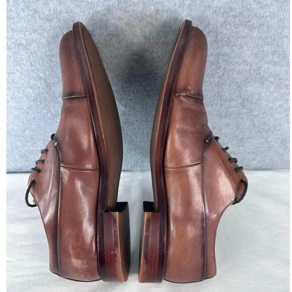 Joseph Abboud Men’s sz 10 Leather Brown Dress Shoes Workwear Oxfords Office