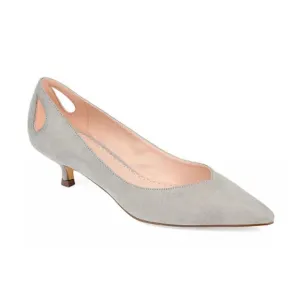 Journee Collection Goldie Kitten Heel in Gray Women's 8.5 NEW