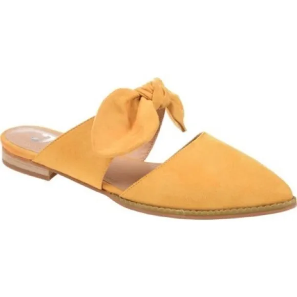 Journee collection Women's Telulah Mules mustard size 7M