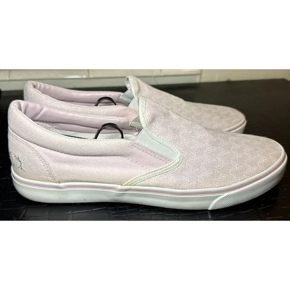 Juice Wrld No Vanity Slip-On Size Men's 10 Pink Goodbye &amp; Good Riddance