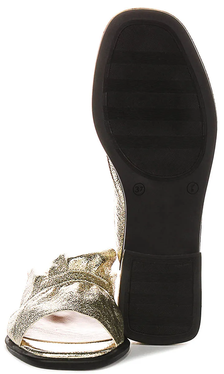 Justinreess England Dina In Gold For Women