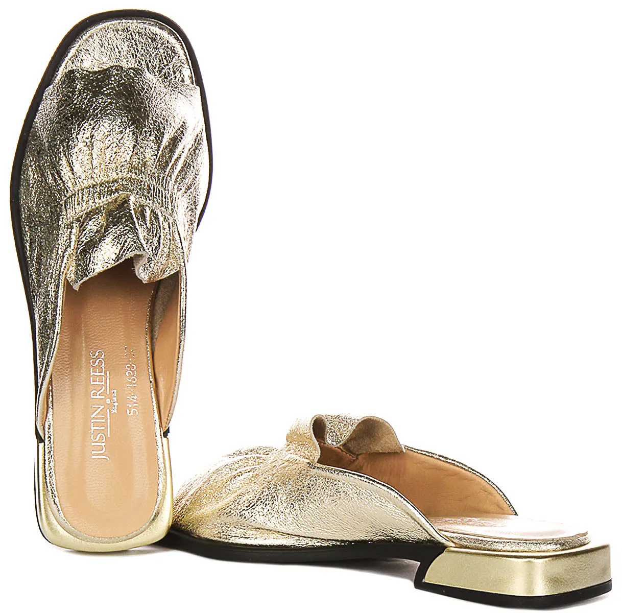 Justinreess England Dina In Gold For Women