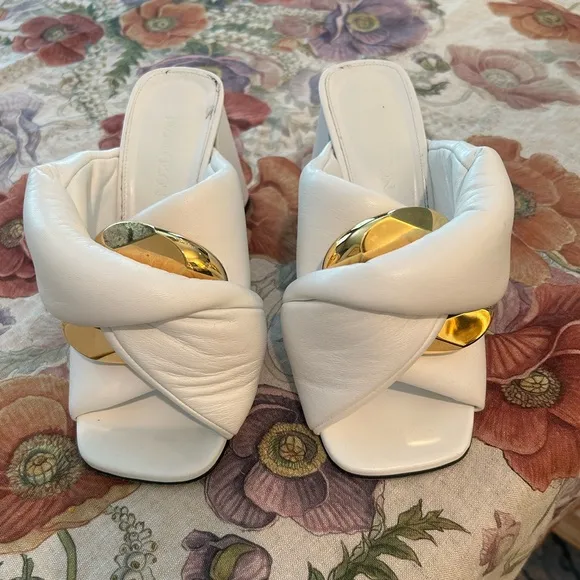 JW Anderson Lamb Twist  Heeled Mules