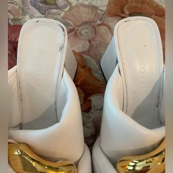 JW Anderson Lamb Twist  Heeled Mules