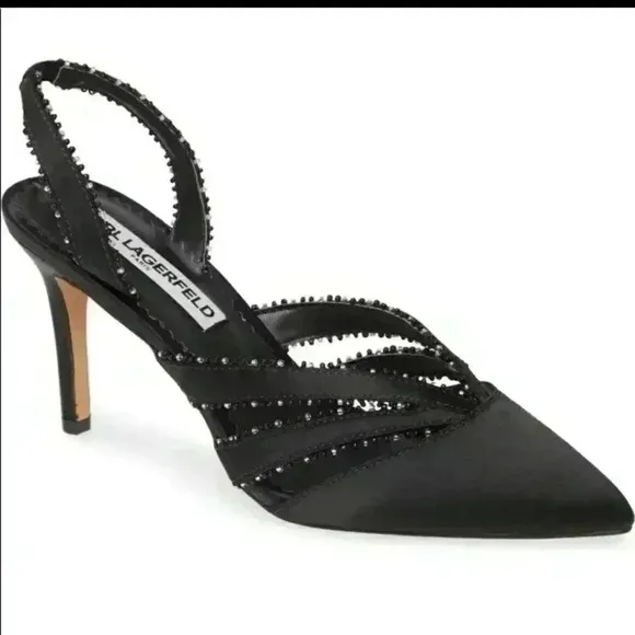 Karl Lagerfeld Rowena slingback heels