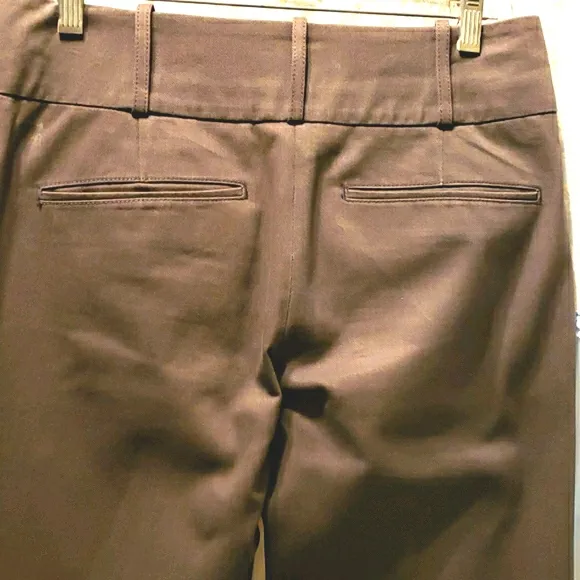 KATAYONE ADELI CHARC. BROWN WIDE LEG JEANS SZ 8